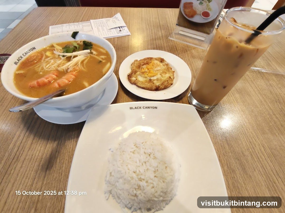 Meal at Black Canyon