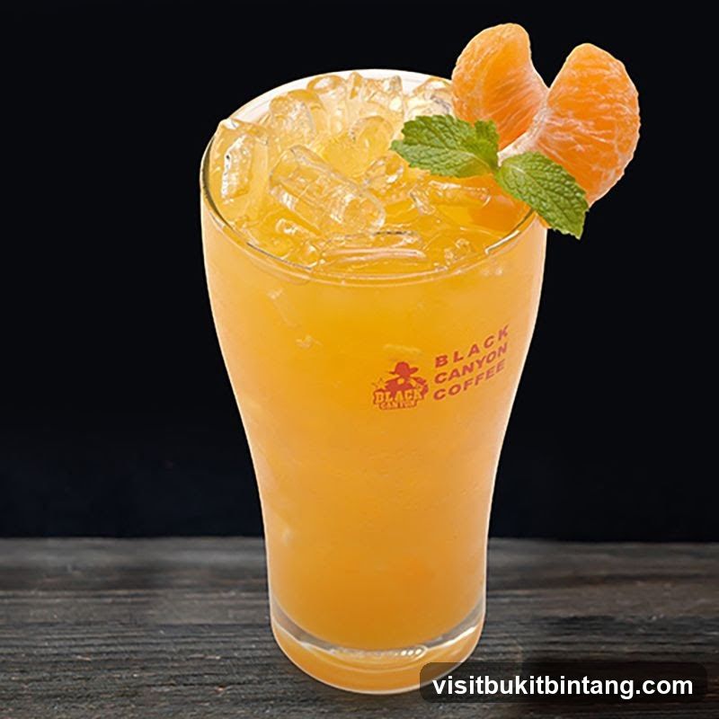 Orange Drink with Mint and Orange Slices