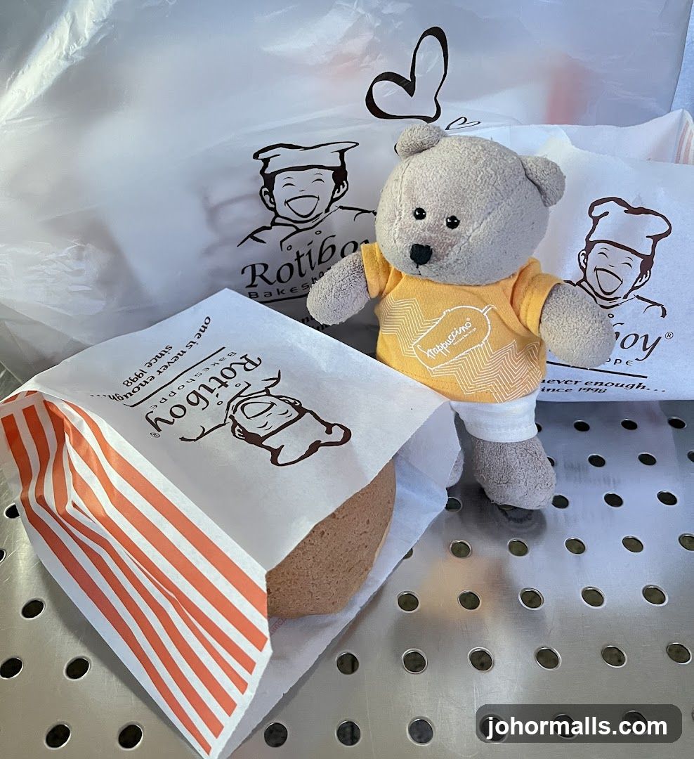 Teddy Bear with Rotiboy Bakeshoppe Bags