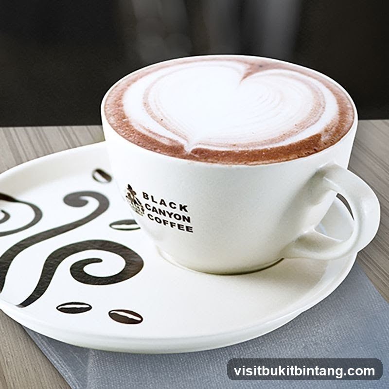 Latte with Heart Art