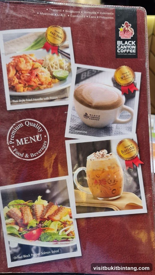Black Canyon Coffee Menu