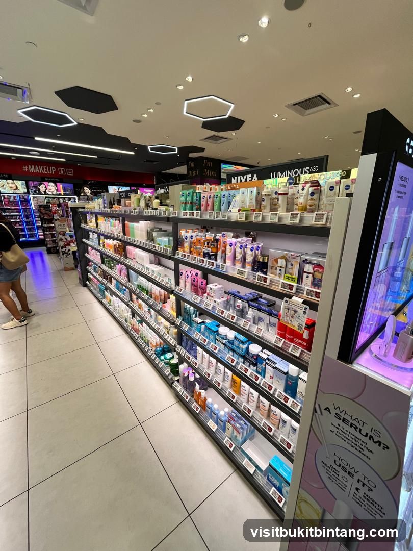 Cosmetics Store Aisles