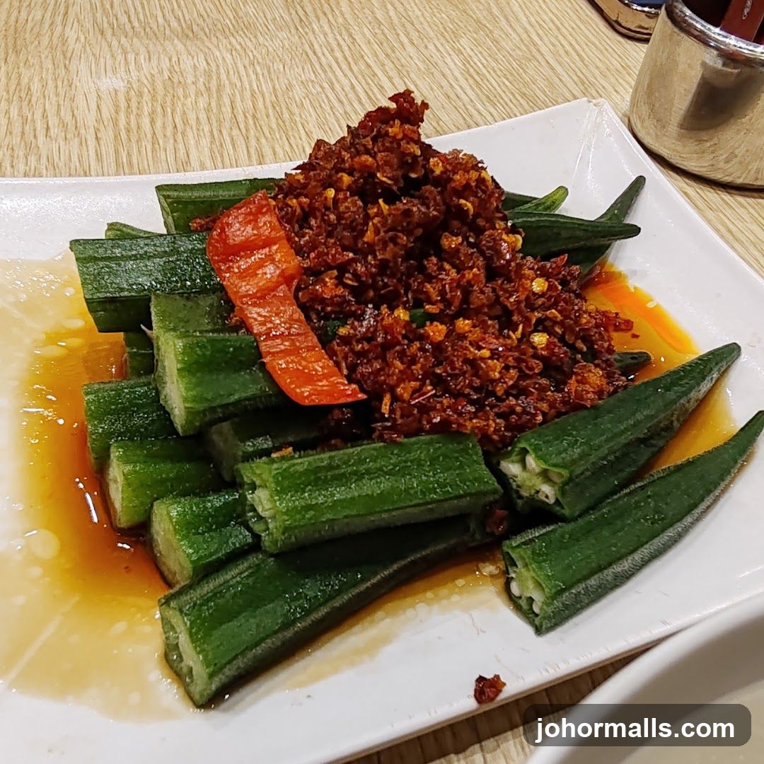 Okra with Chili and Garlic