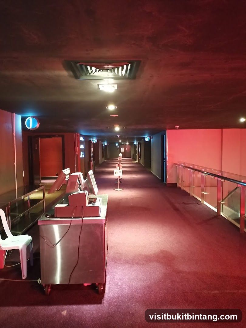 Corridor with Ticket Booth
