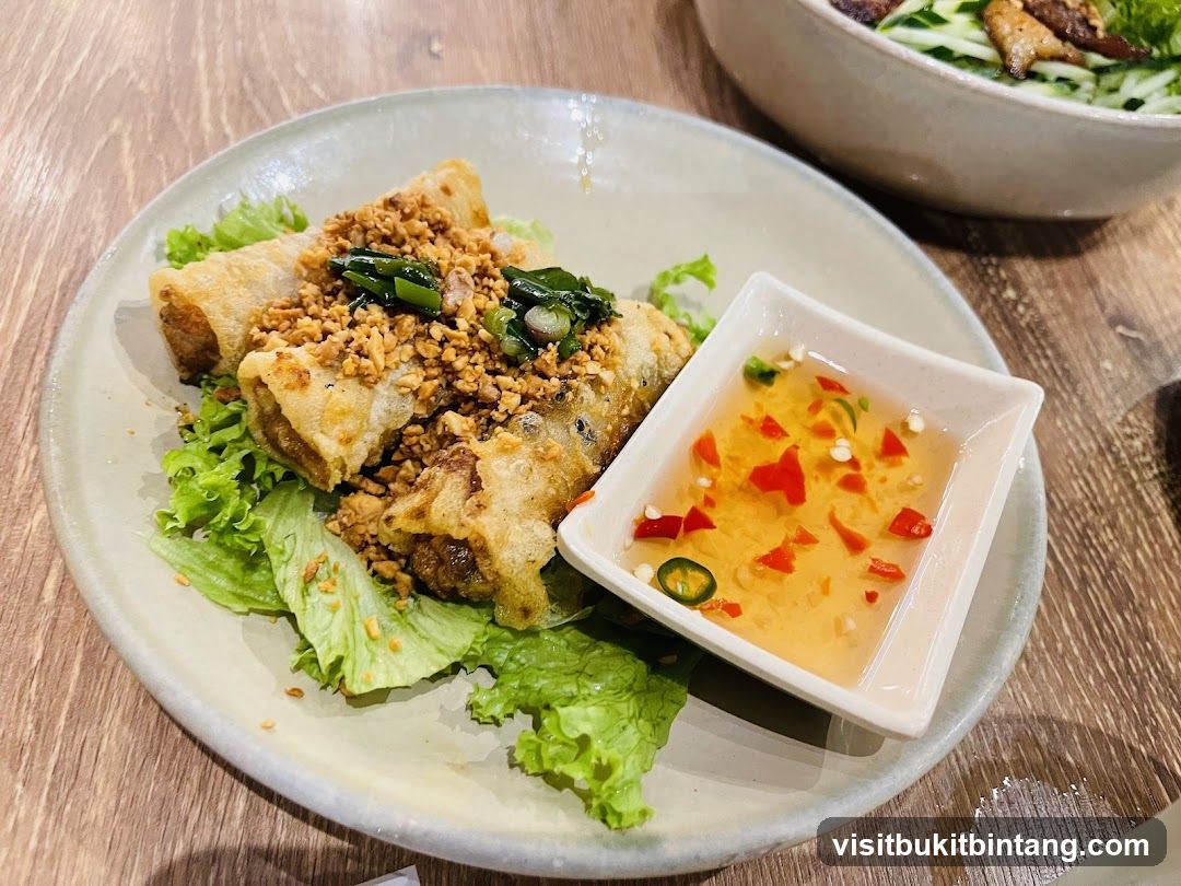 Fried Spring Rolls with Dipping Sauce