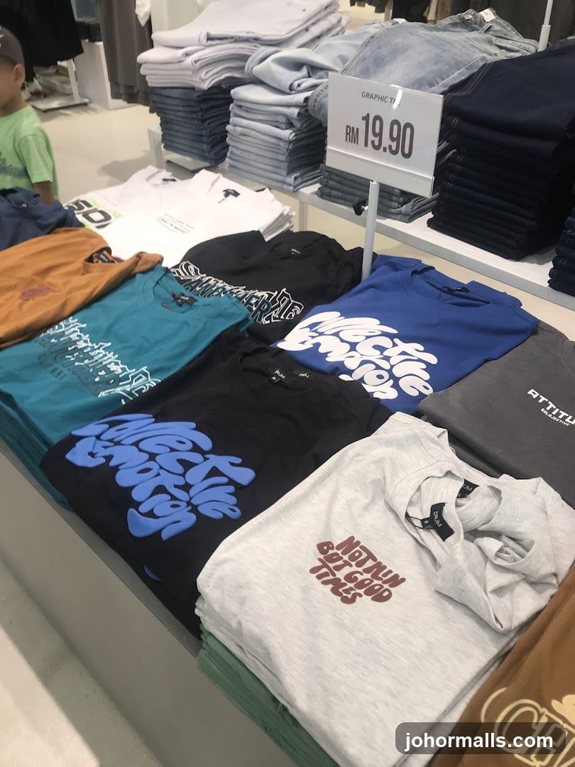 Graphic T-Shirts Display