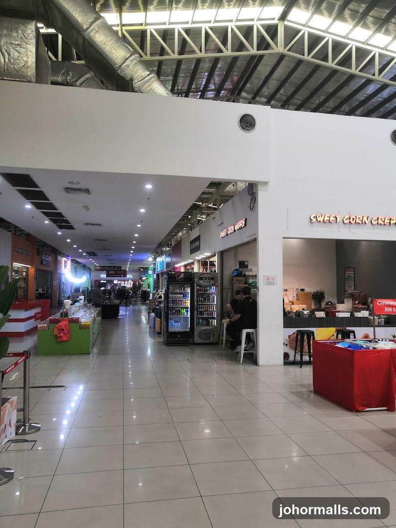 Indoor Shopping Mall Corridor