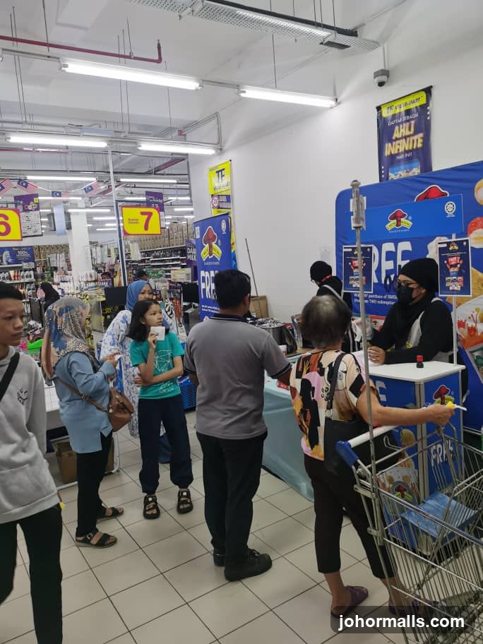 Promotional Booth in Supermarket