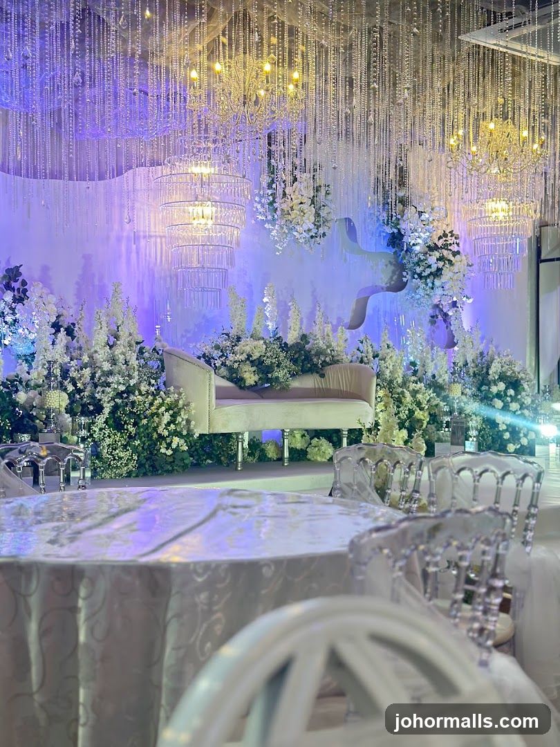 Elegant Wedding Reception Setup