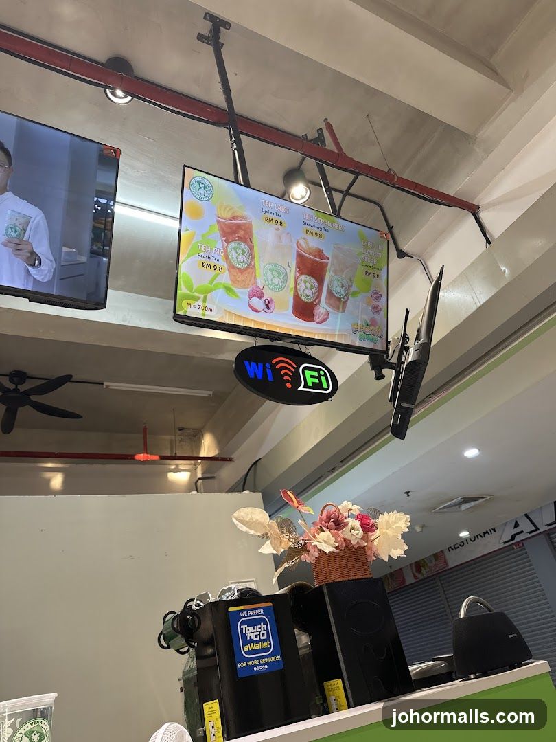 Beverage Display and Payment Station