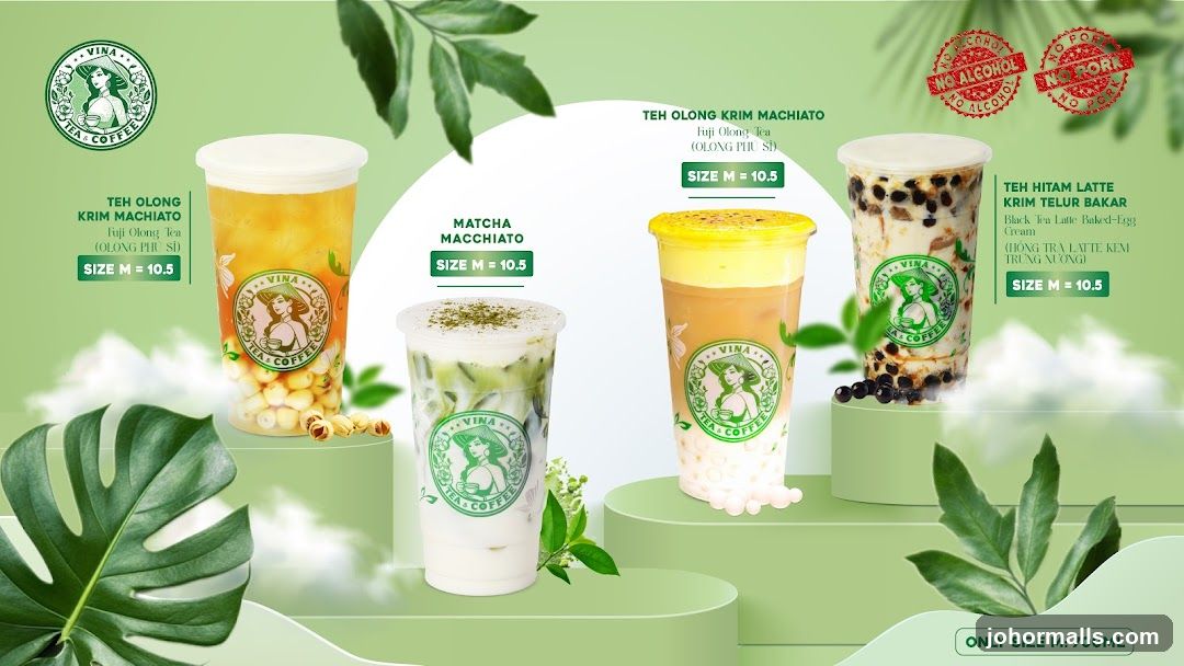Vina Tea & Coffee Menu