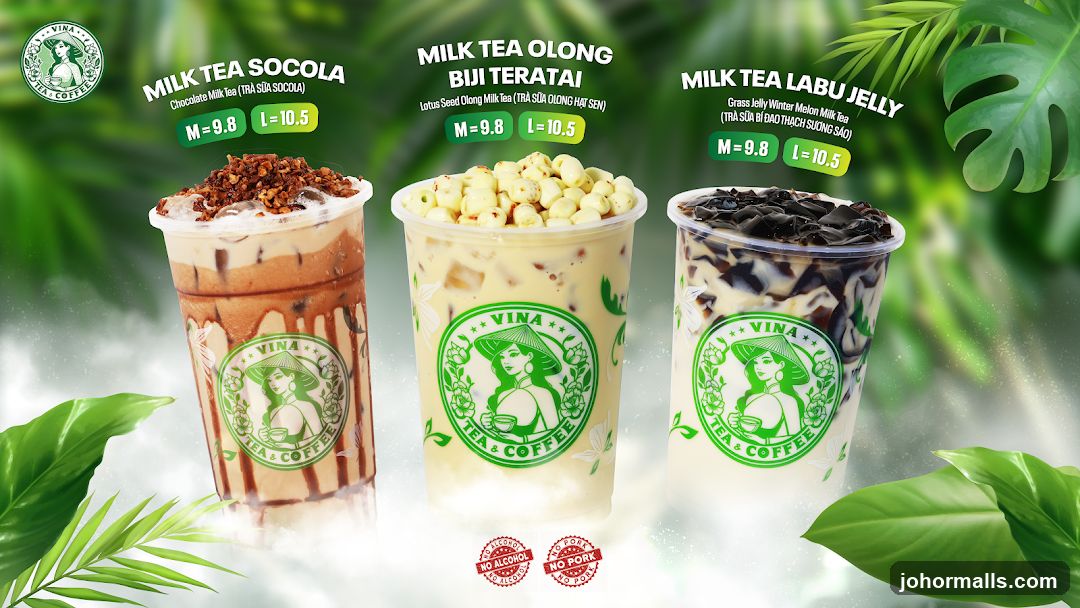 Vina Tea & Coffee Milk Tea Menu