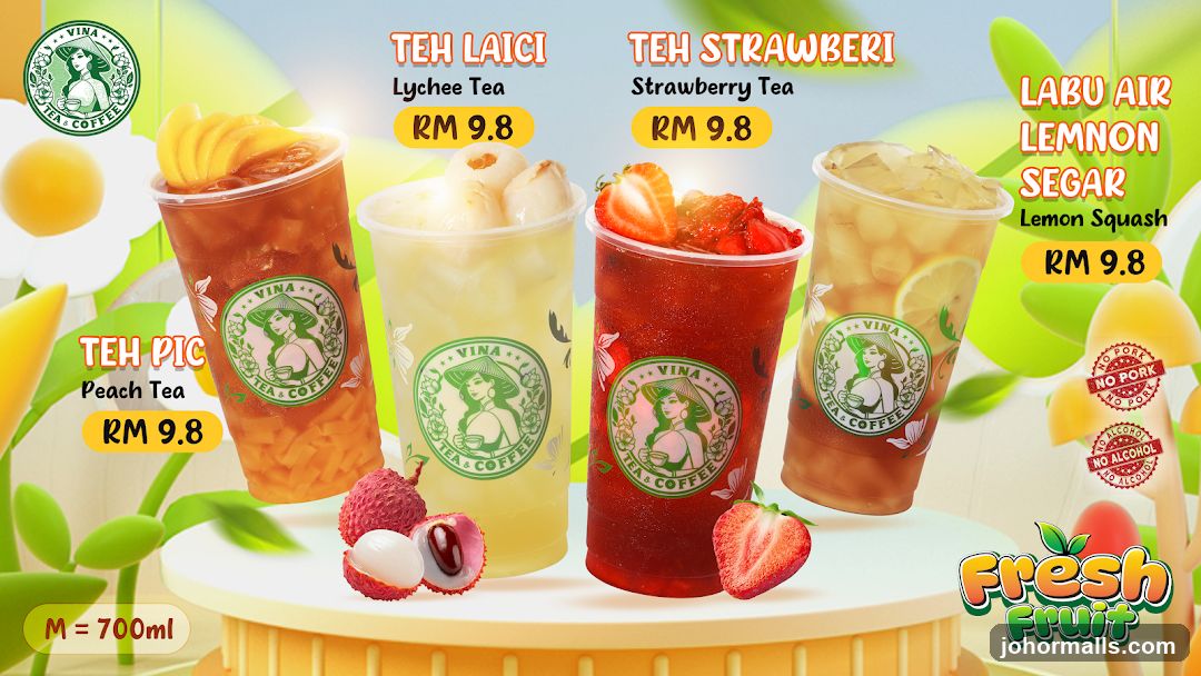 Vina Tea & Coffee Fresh Fruit Drinks