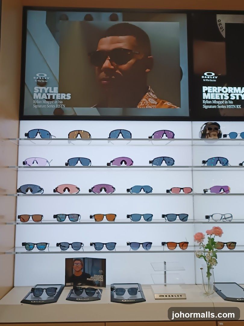 Oakley Sunglasses Display
