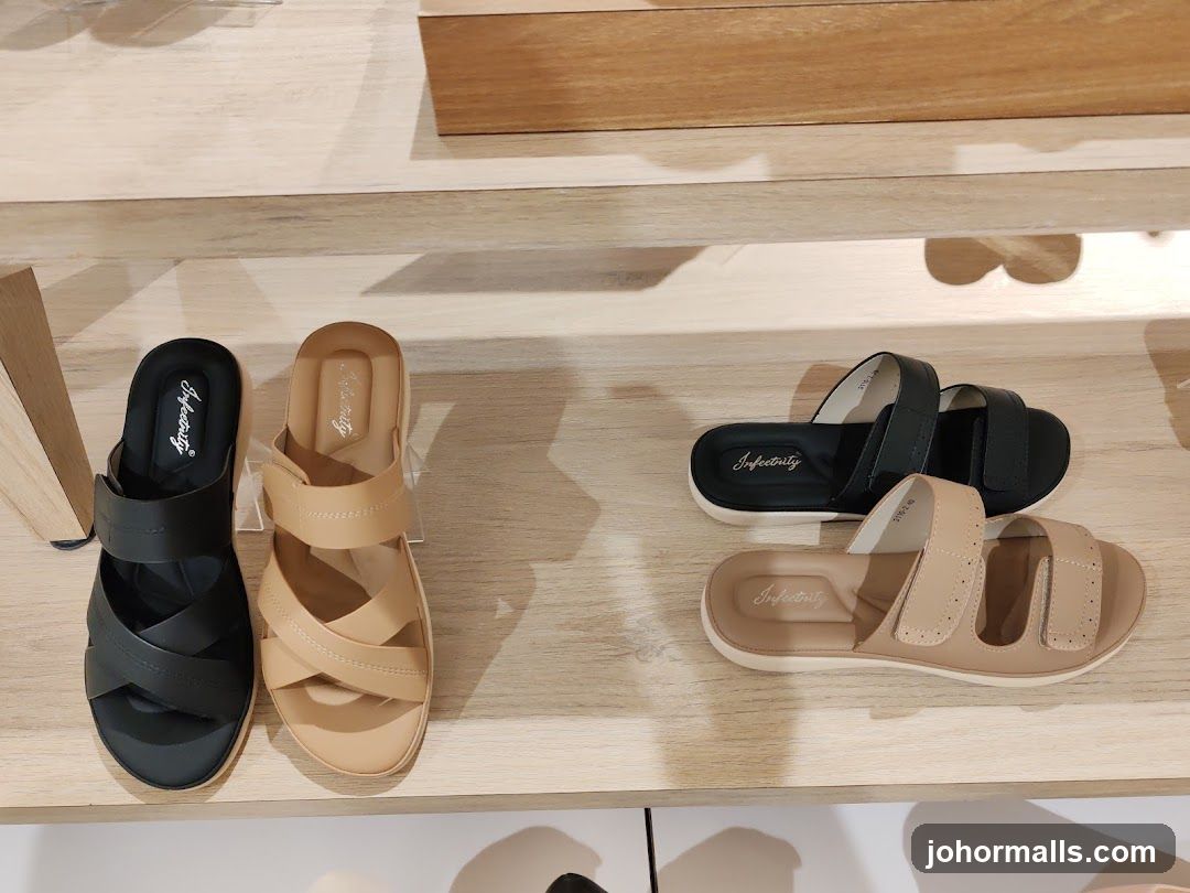 Sandals on Display