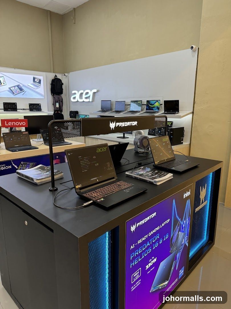 Laptop Store Display