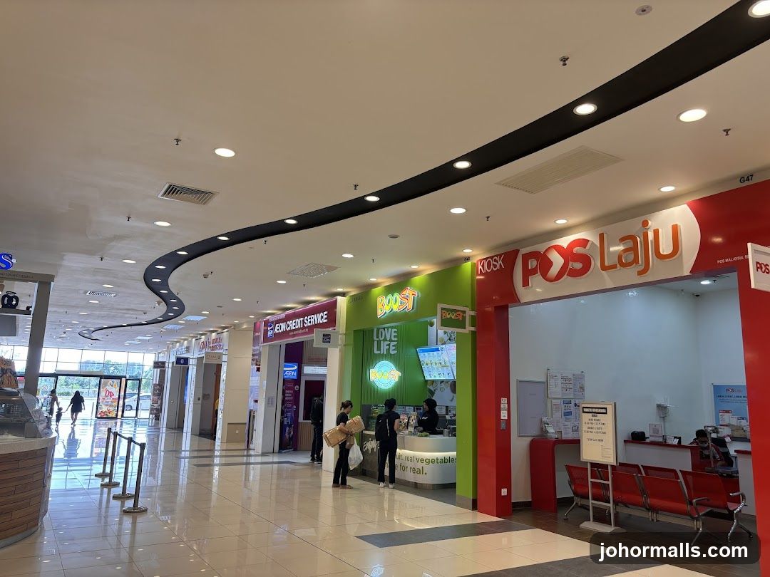 Mall Interior with Shops