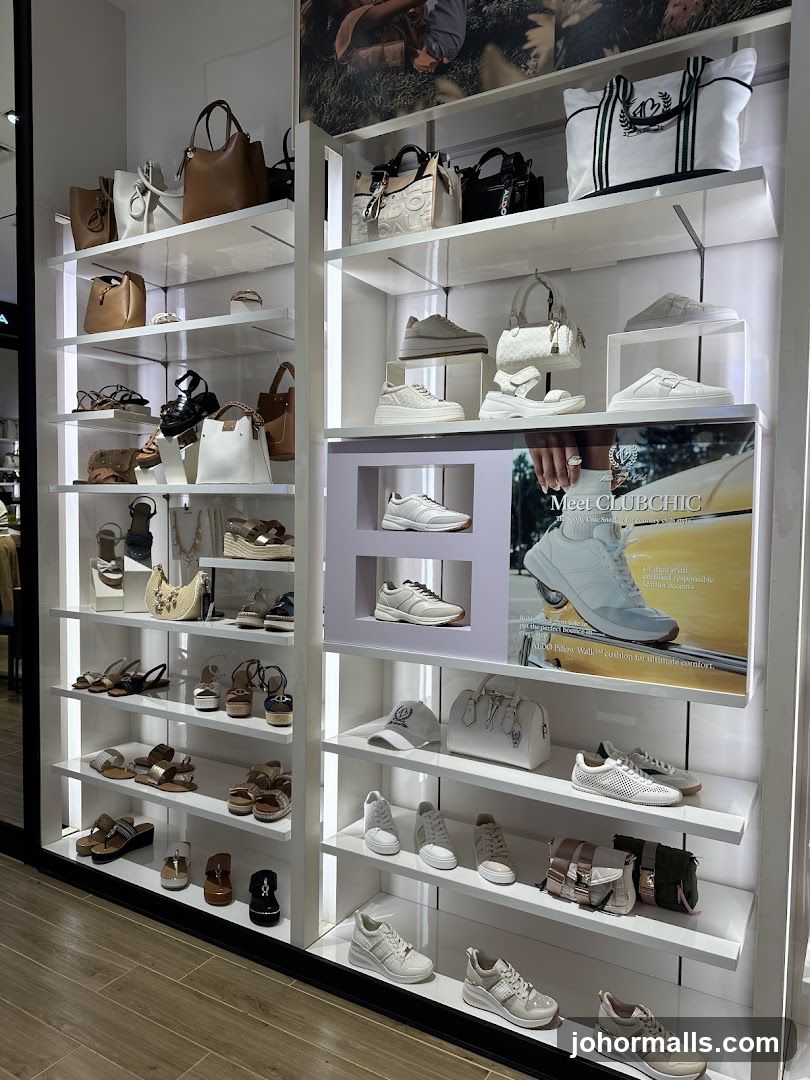 Shoe and Handbag Display