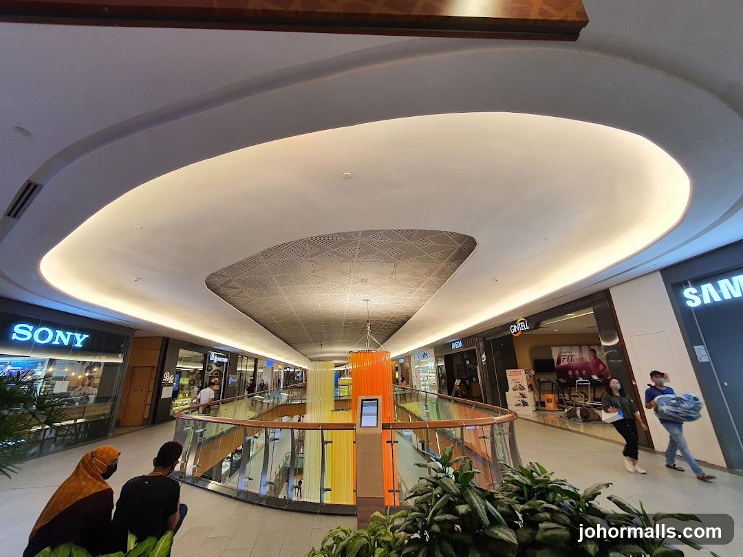 Mall Interior with Shops