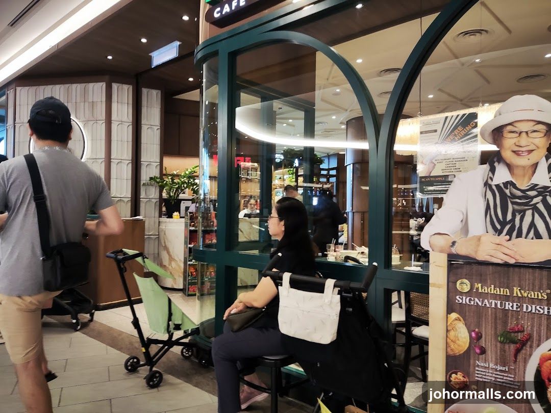 Cafe Interior with Signage