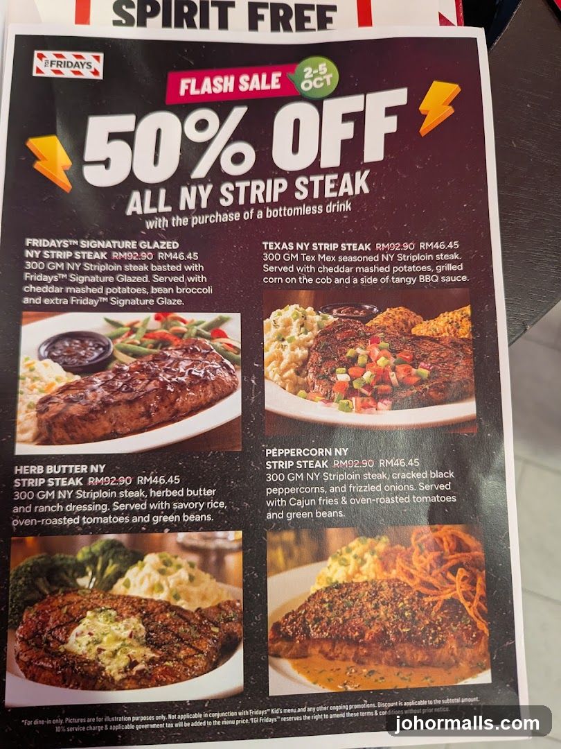 TGI Fridays Flash Sale
