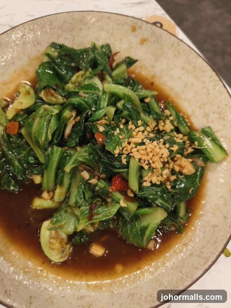 Stir-fried Greens with Garlic and Chili