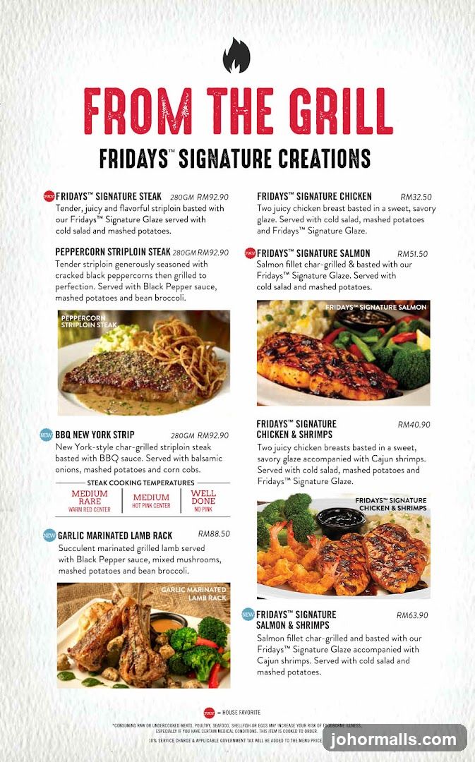 FRIDAYS™ SIGNATURE CREATIONS