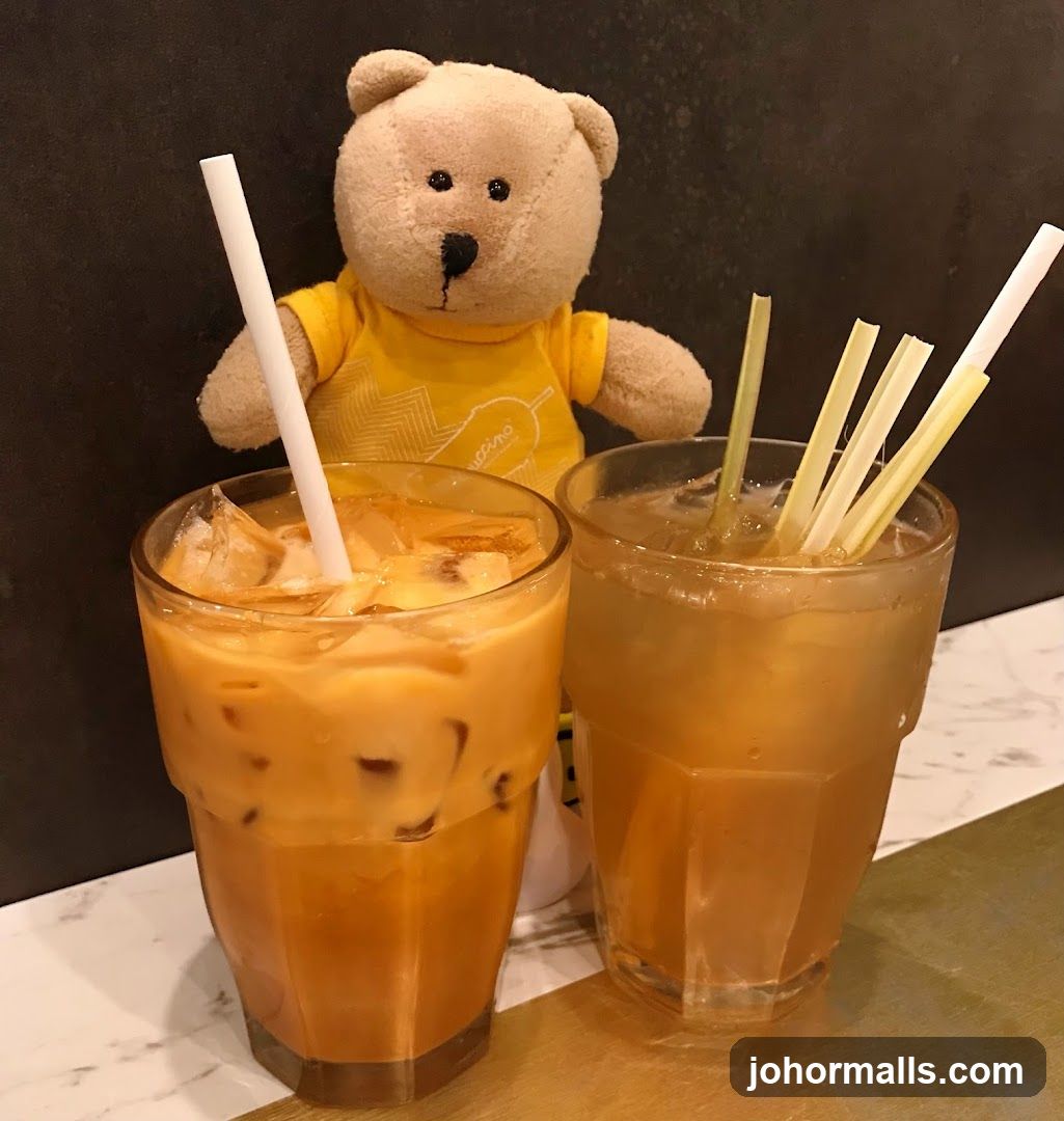 Teddy Bear with Drinks