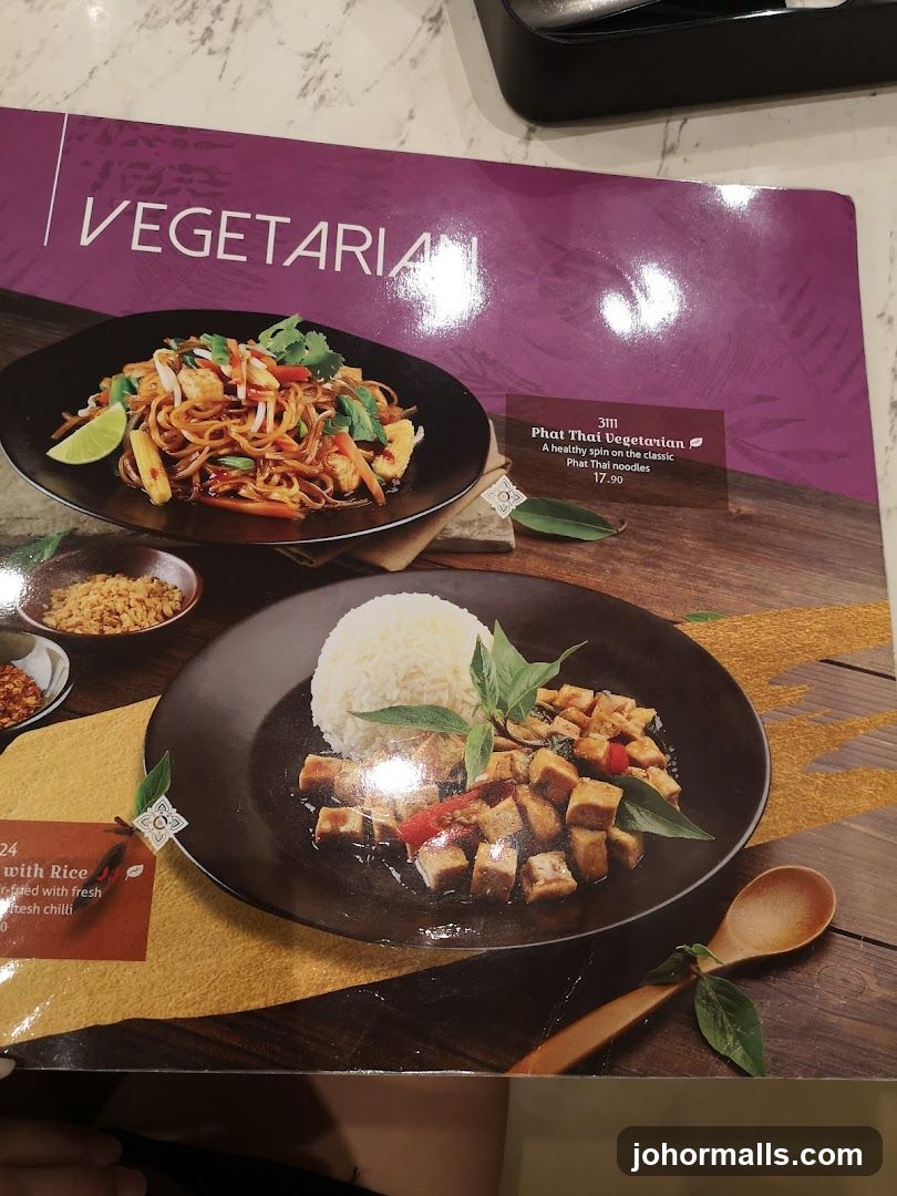 Vegetarian Menu