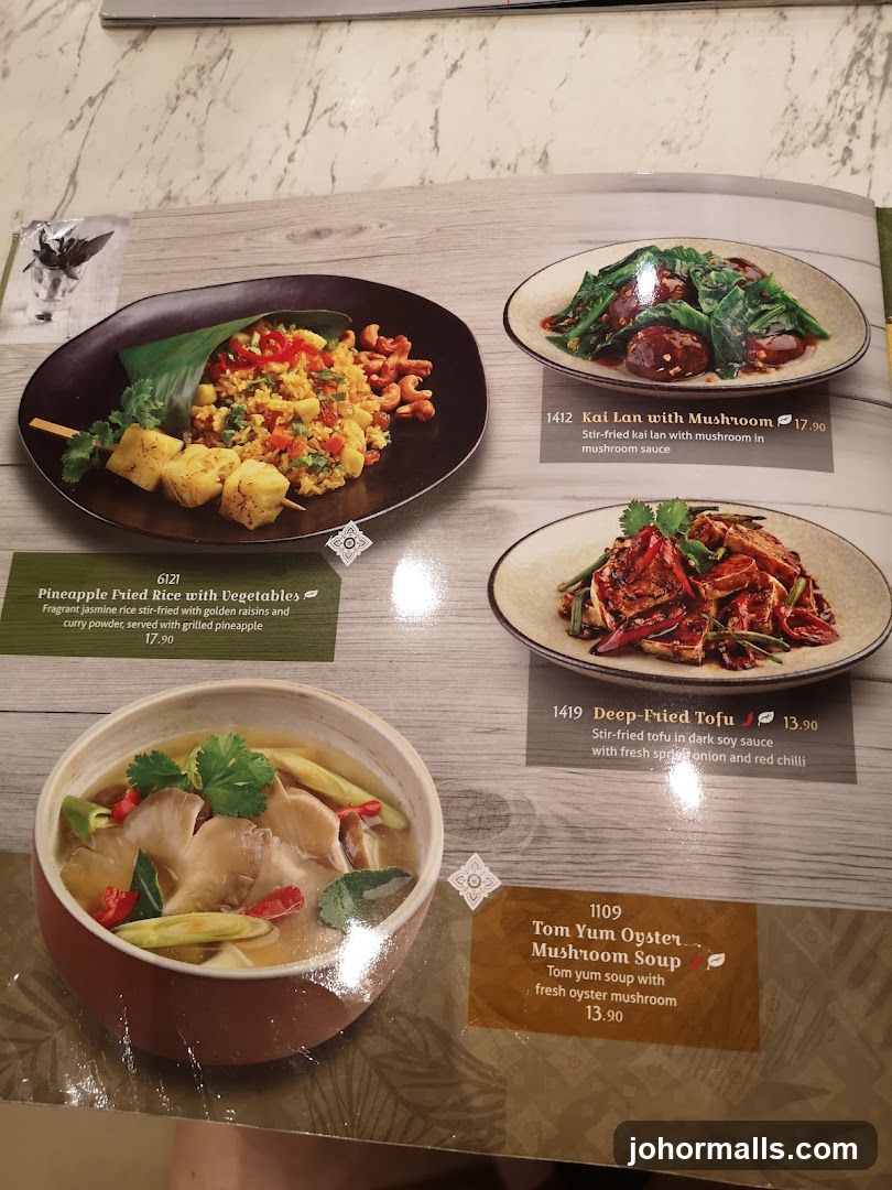 Thai Menu