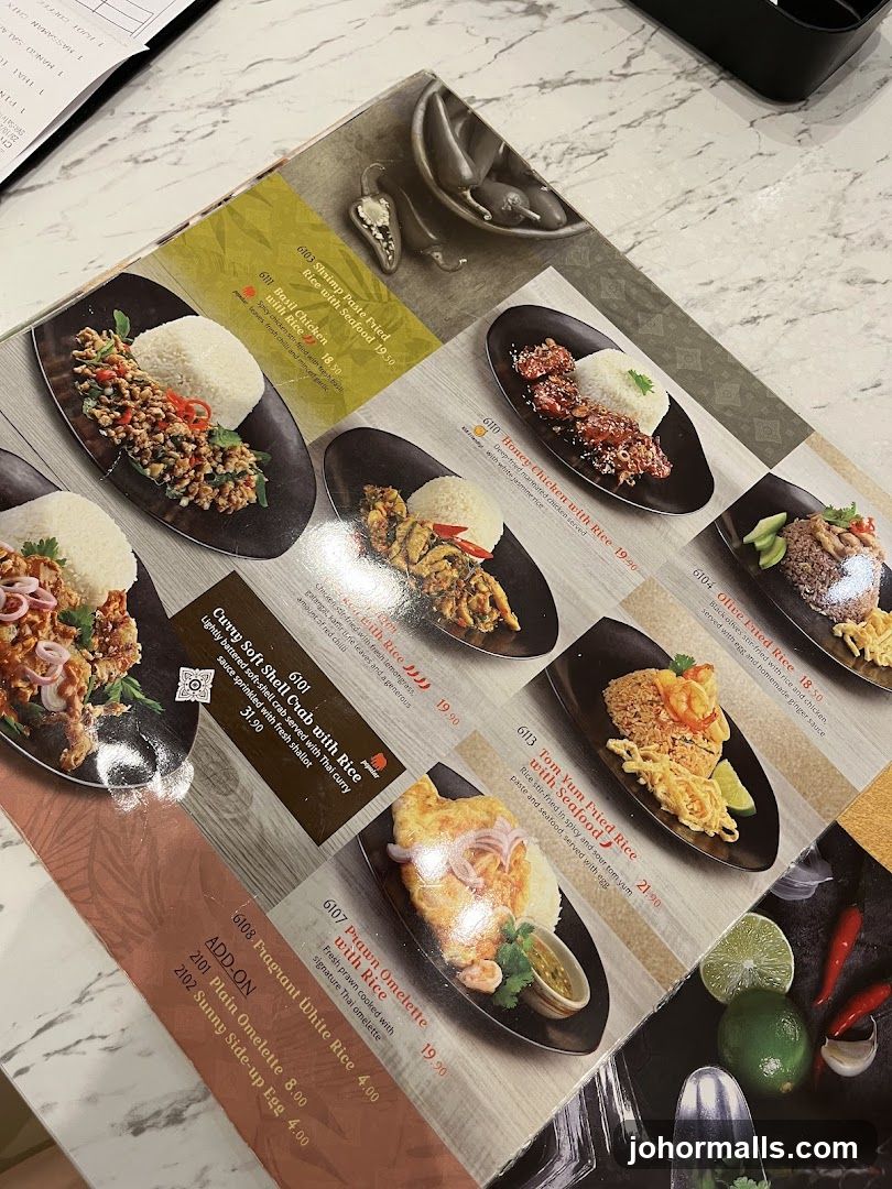Thai Menu