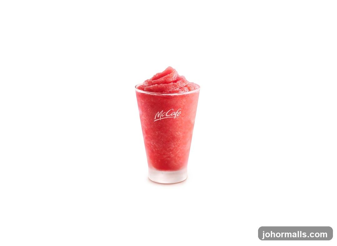 McCafé Frozen Strawberry Lemonade