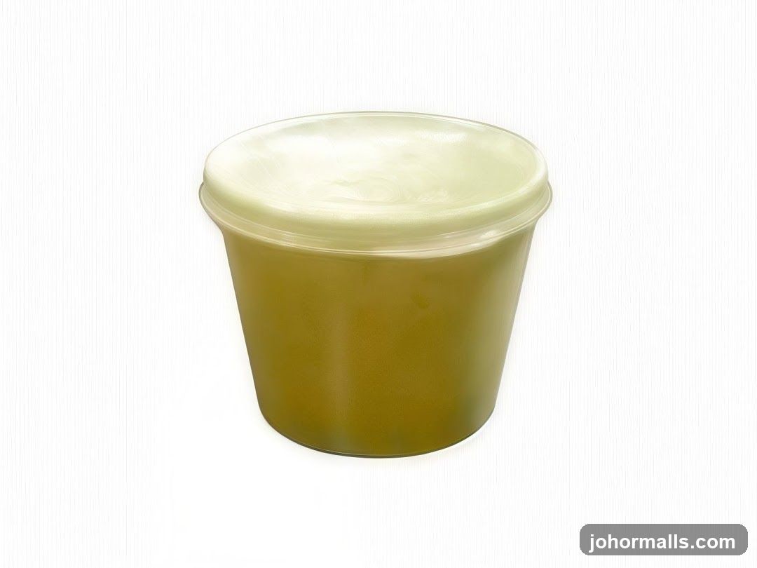 Green beverage in a plastic cup