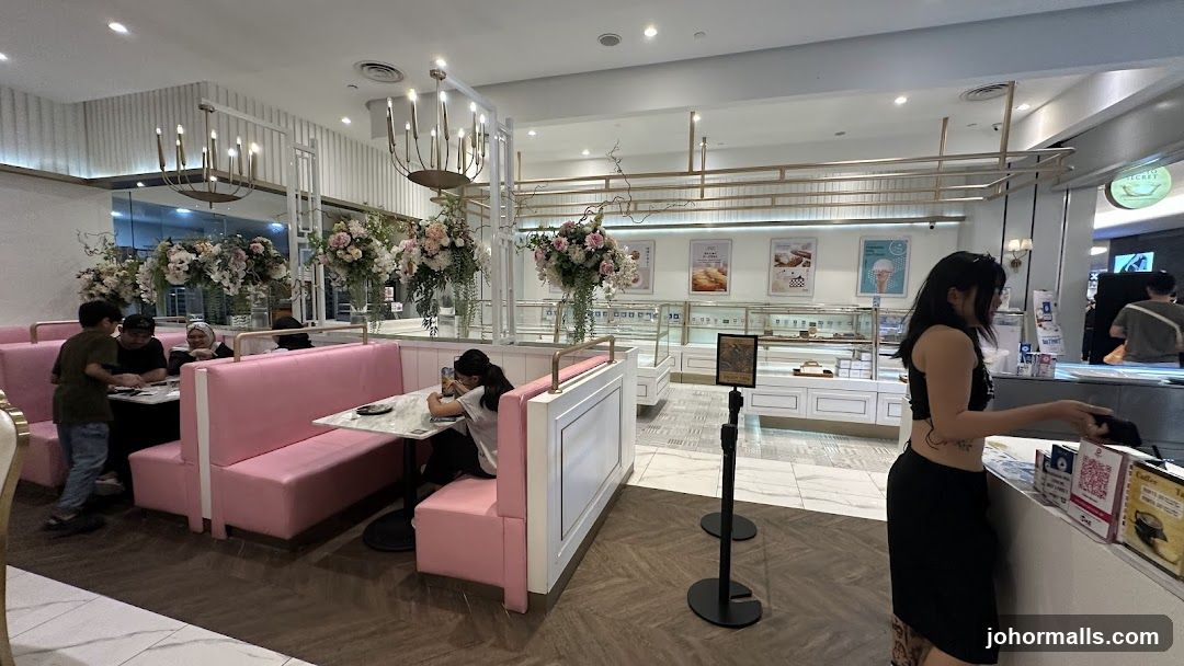 Interior of a café or dessert shop
