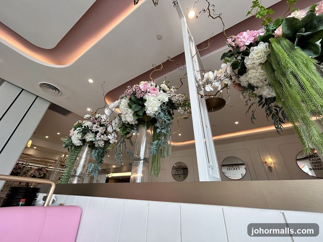 Interior of a café or dessert shop