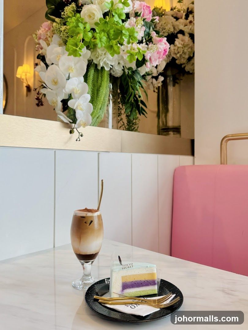 Interior café setting