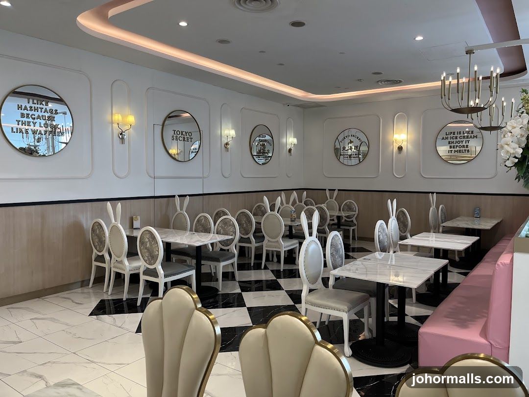 Interior of a café or restaurant