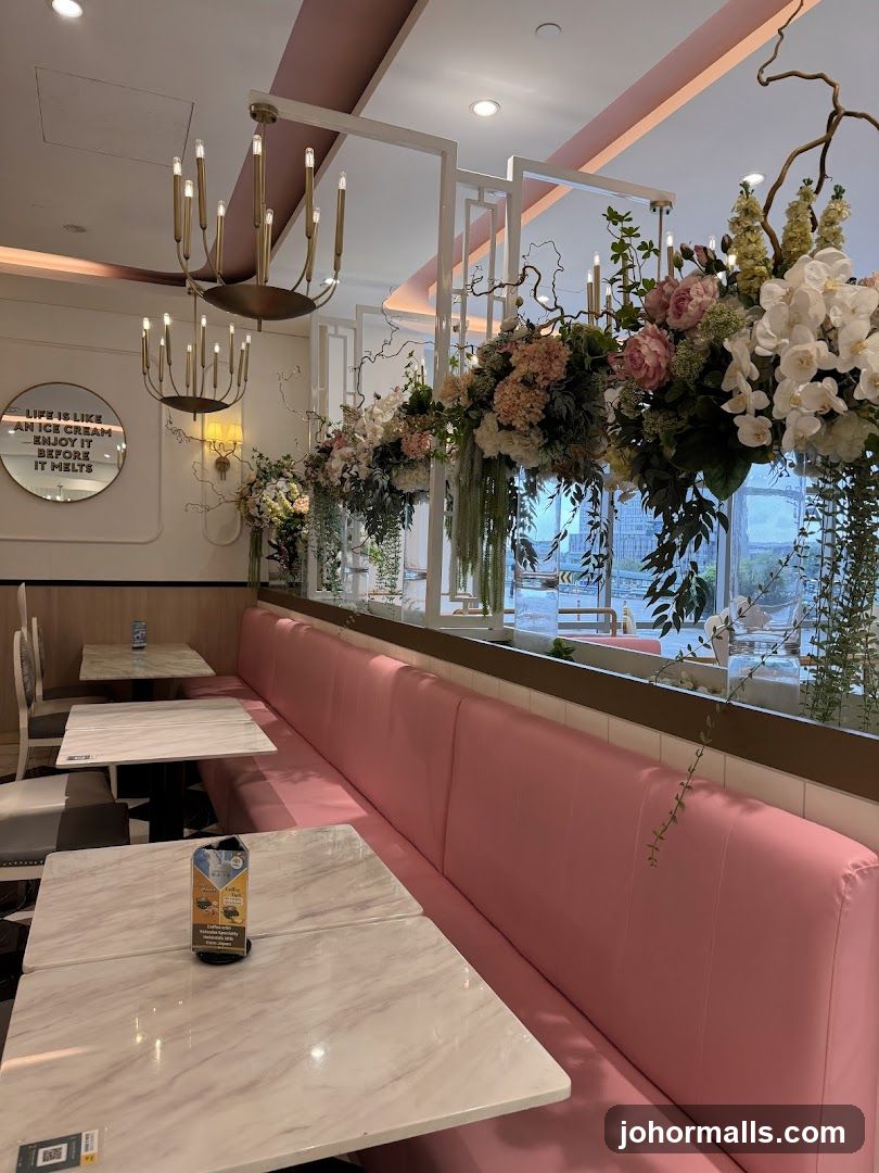 Interior of café