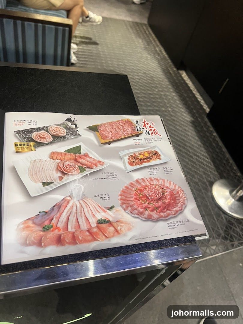 Pork and Chicken Combo Menu