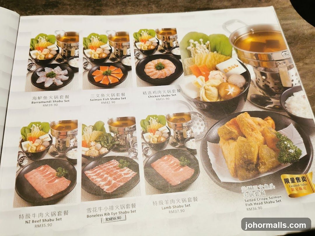 Shabu Shabu Menu