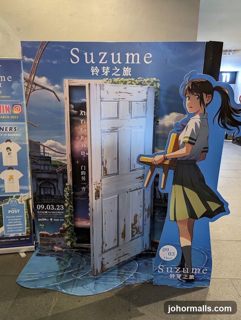 Suzume Movie Standee