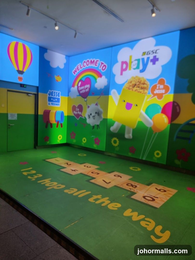 Play Area with Hopscotch