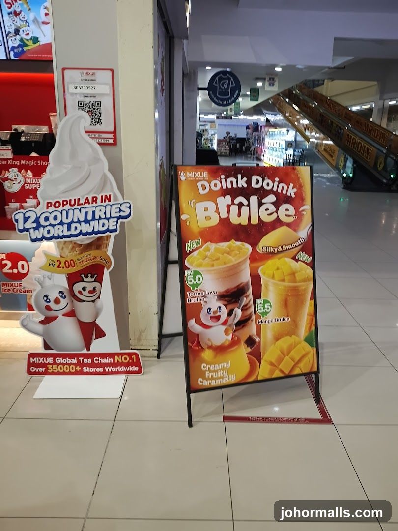 Mixue Ice Cream and Drinks Advertisement