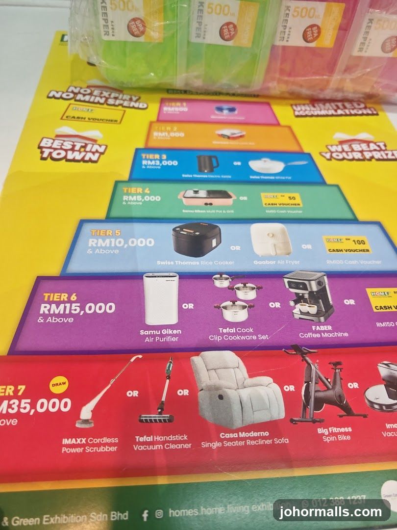 Promotional Flyer for Home Living Exhibition