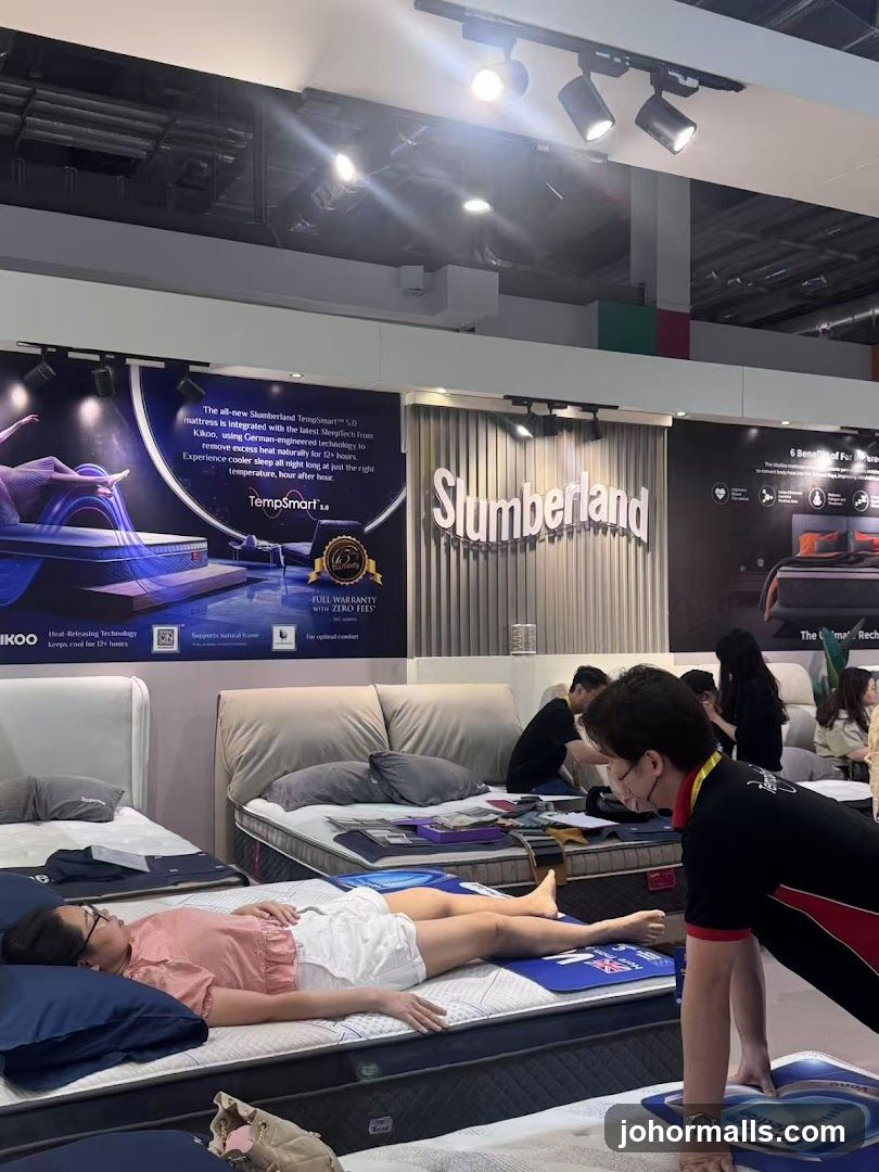 Slumberland Mattress Display
