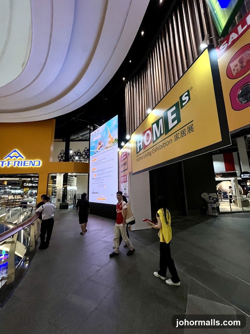 Exhibition Hall with Signage