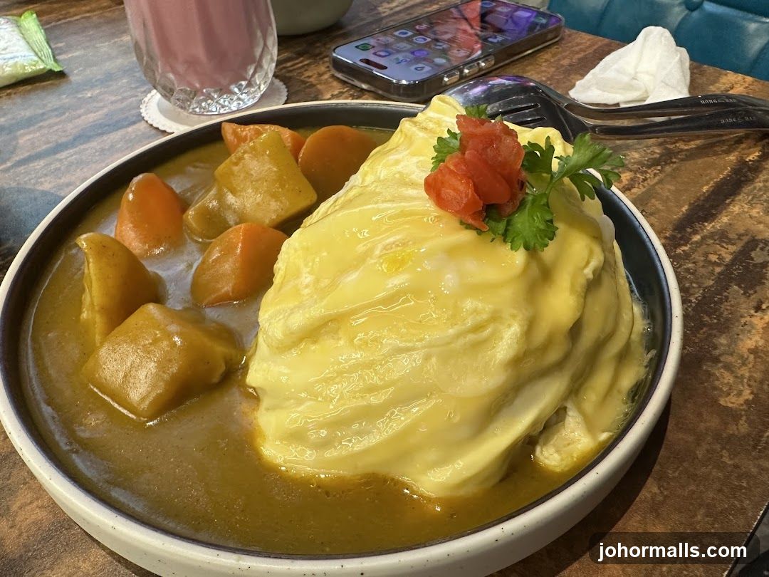 Omurice with Curry
