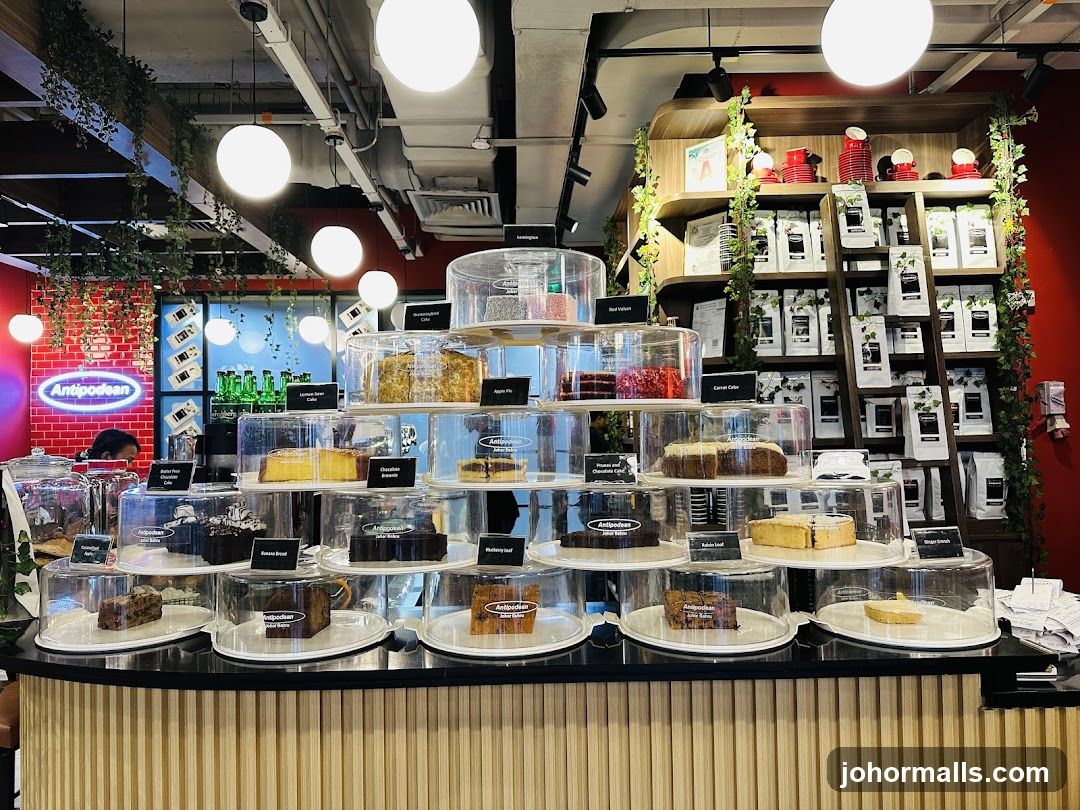 Cakes and Coffee Display