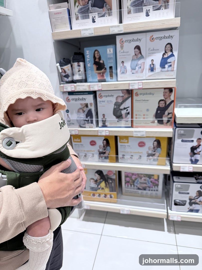 Baby Carriers on Display