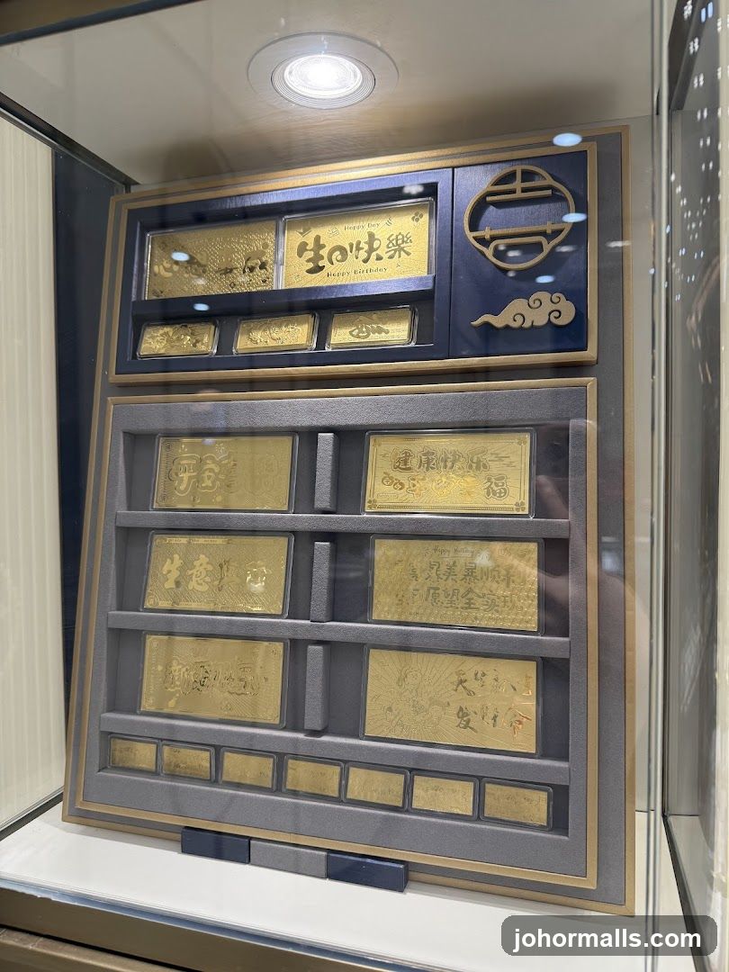 Gold Bars Display